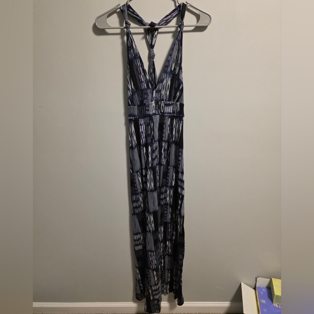 Banana Republic Gray and Black Dress
